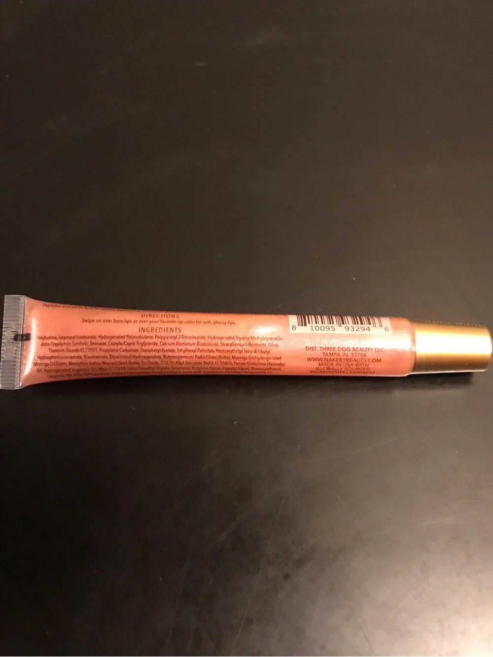 Nakery Lip Flip Shimmer Gloss — Rosy